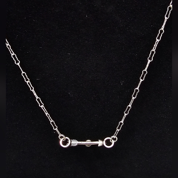 Sterling Silver And Turquoise Earring And Necklace Set-Handmade *NWOT* - Picture 4 of 5